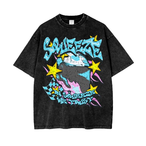 Squeeze Stealth Acid Wash T-Shirt