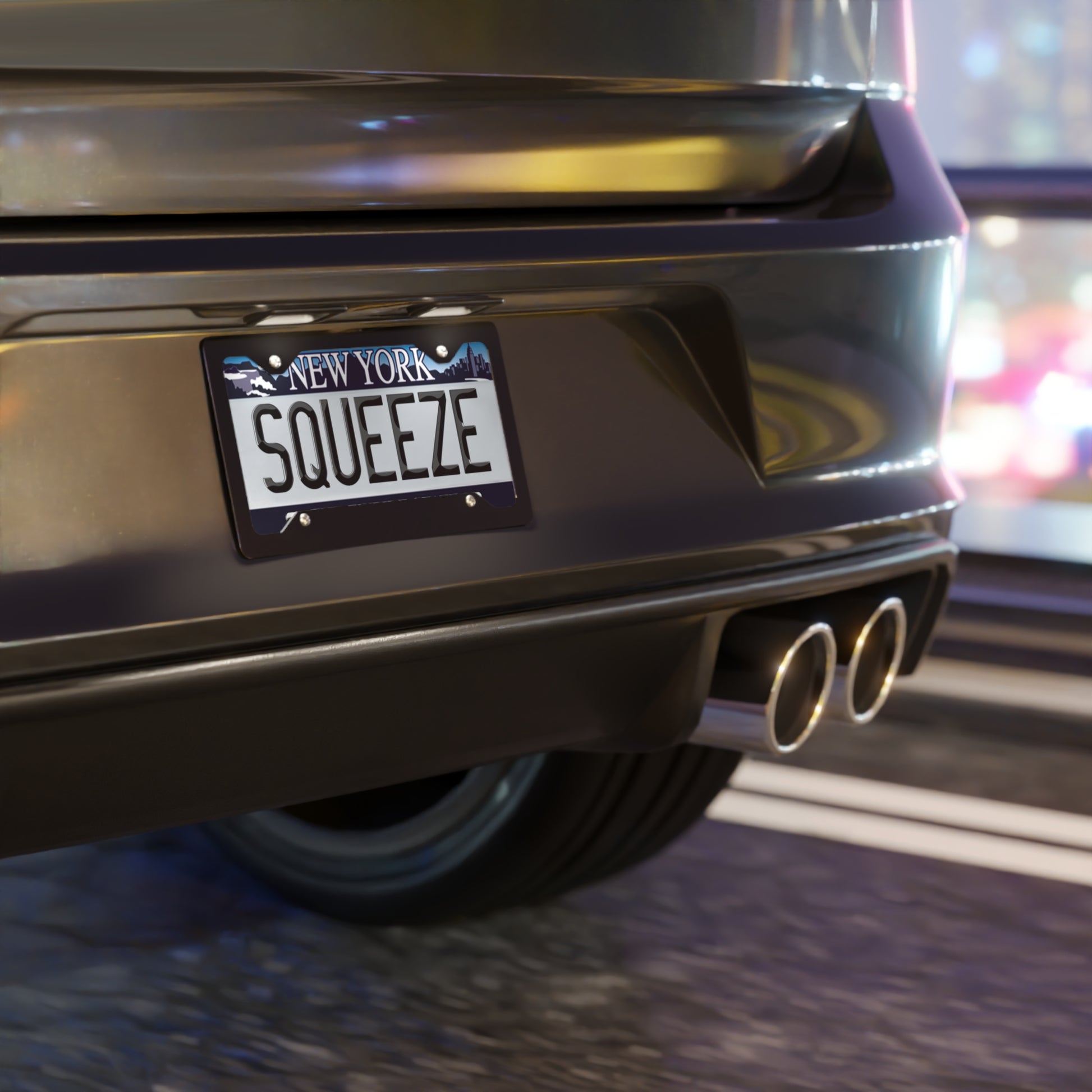 Squeeze NYC Plate Squeeze Benz