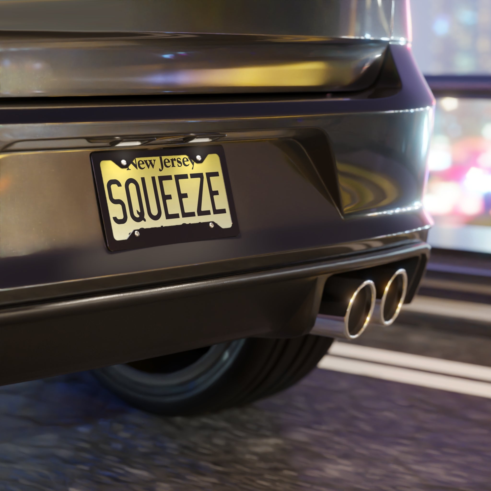 Squeeze New Jersey Plate