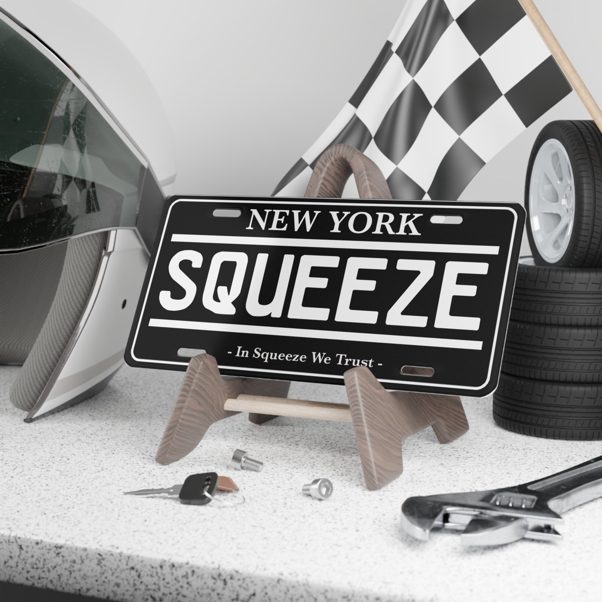 Squeeze Black NYC Plate