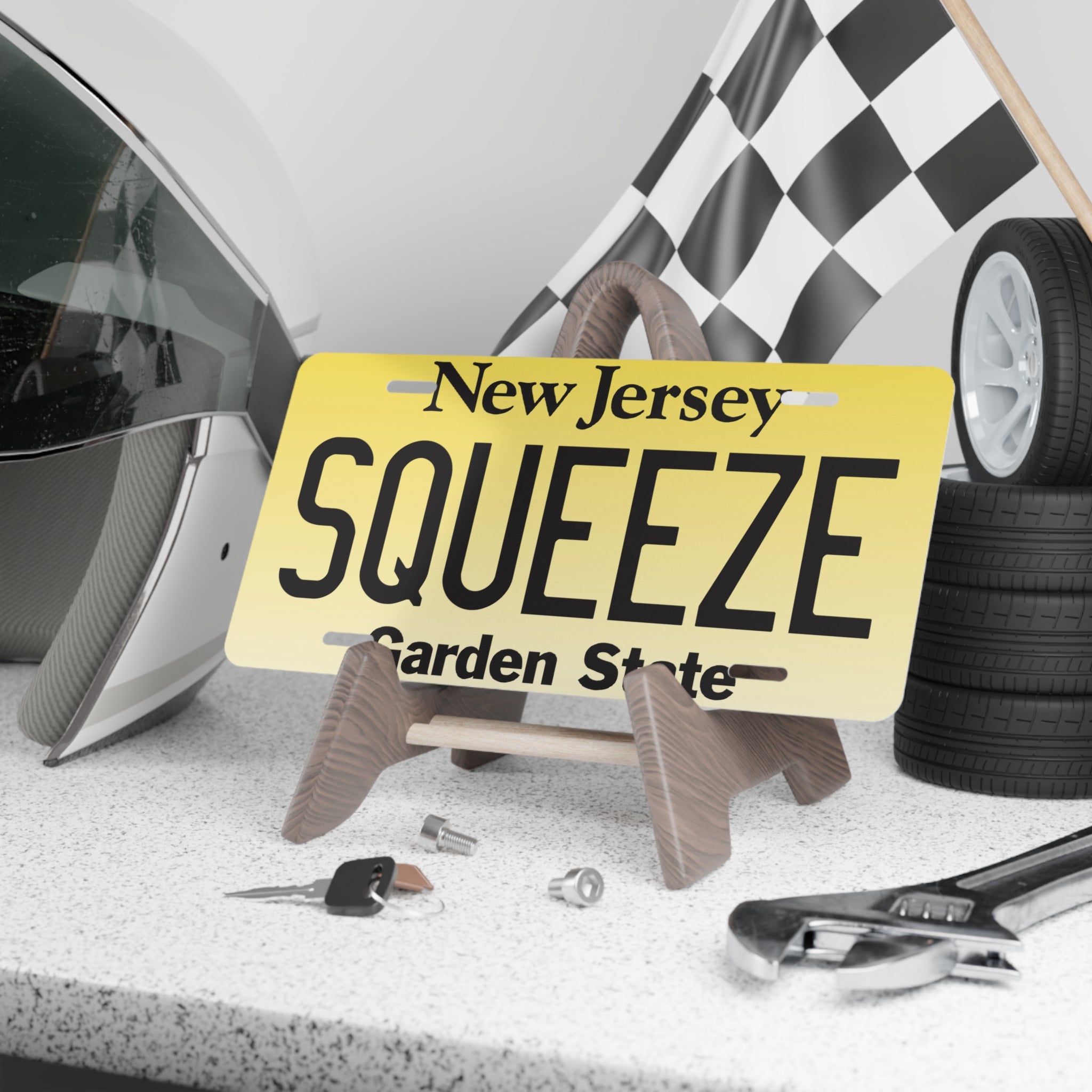 Squeeze New Jersey Plate