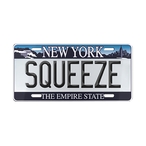 Squeeze NYC Plate