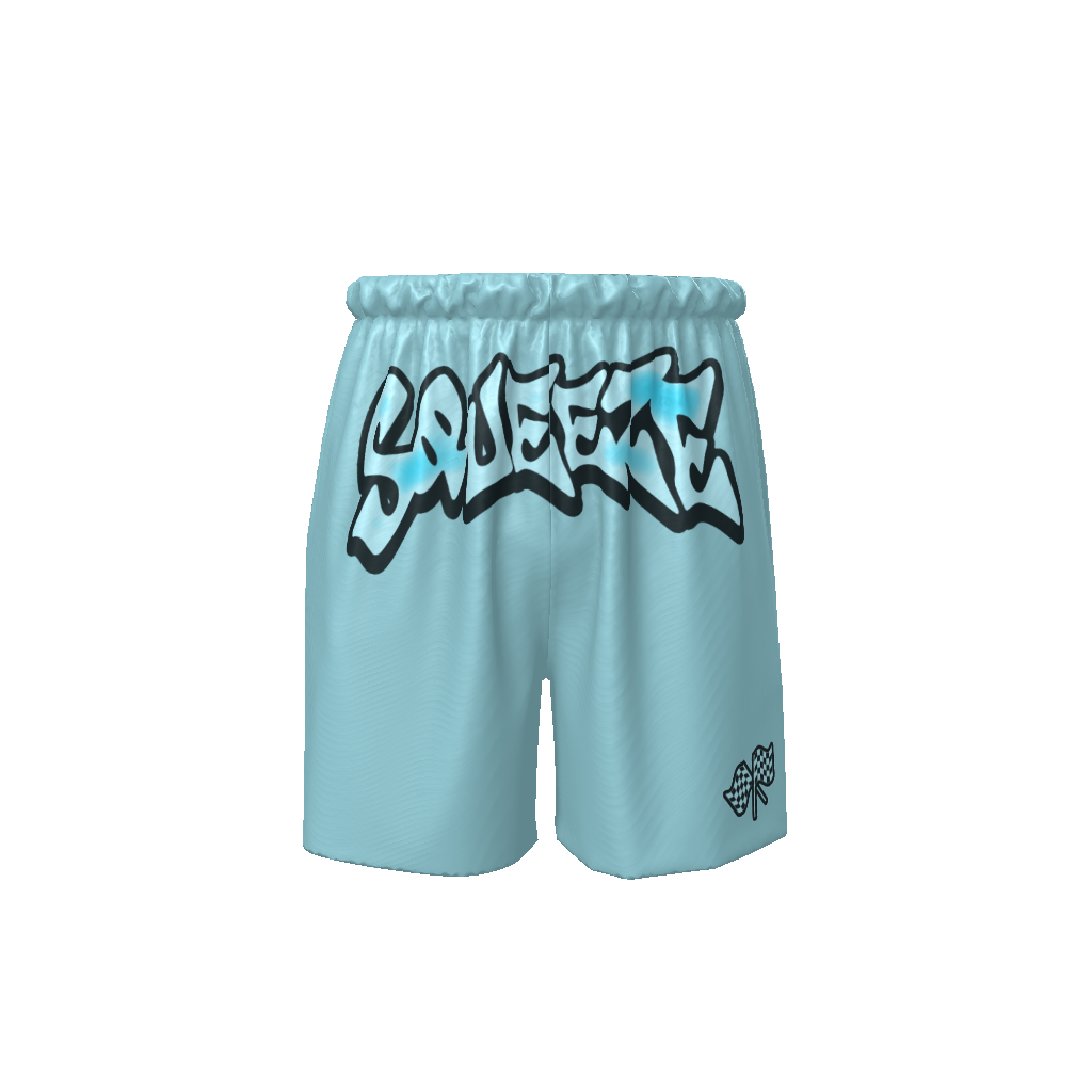 SQUEEZE BENZ LOGO SHORTS